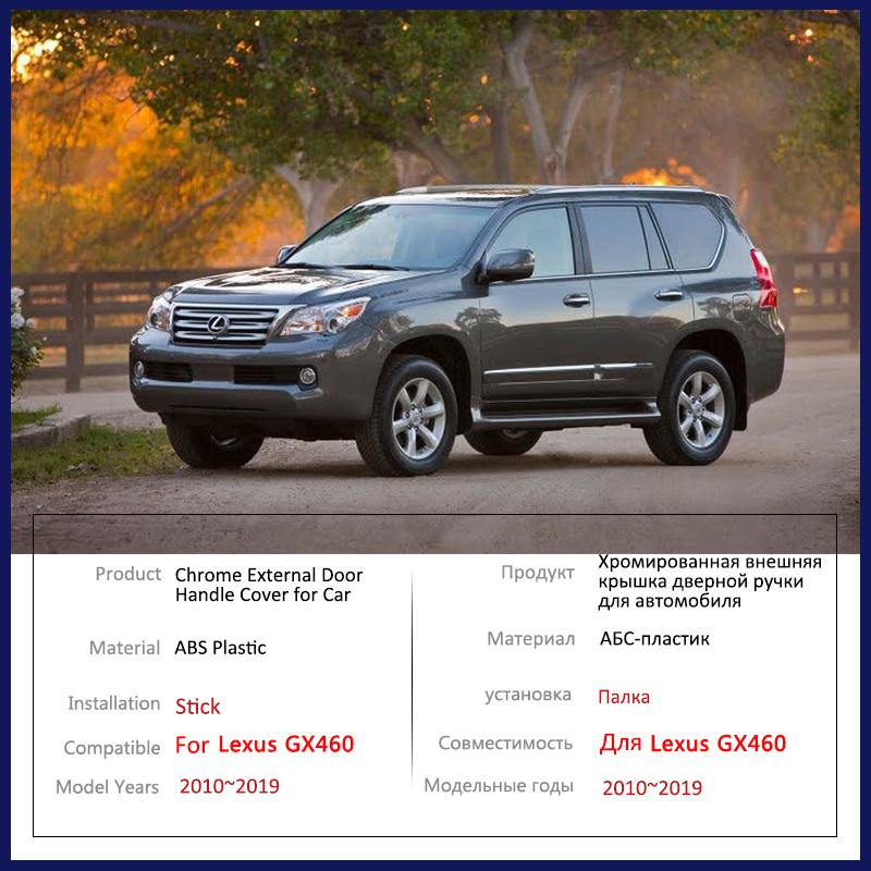Dla Lexus GX GX460 J150 LC150 2010~ Błyszczące Czarne Pokrywy Klamek Drzwi Kreatywne Naklejki Listwa Akcesoria Samochodowe Gadżet 2016