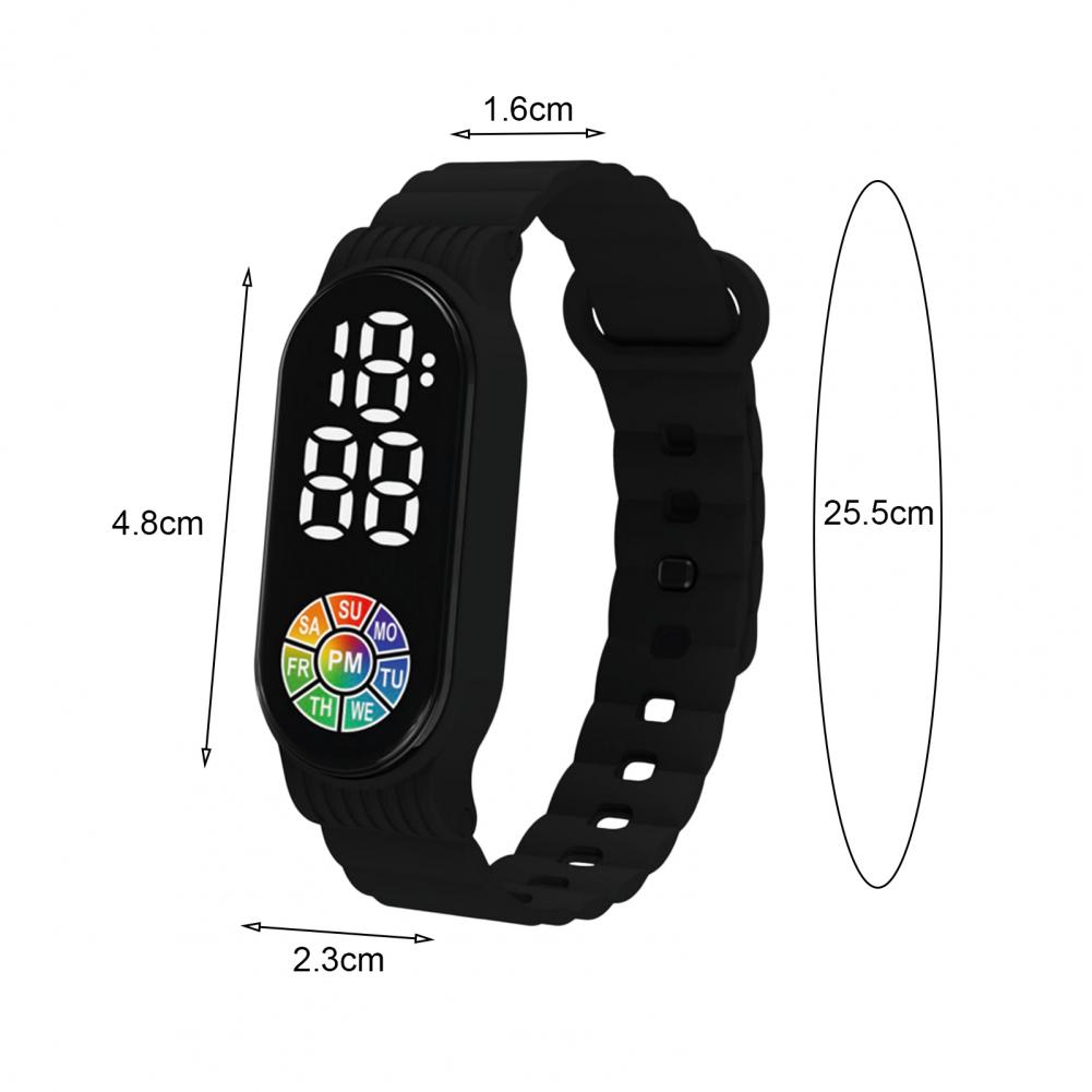 Wrist Watch Touch Control Digital Display Waterproof Multi-function Kids Electronic Watch