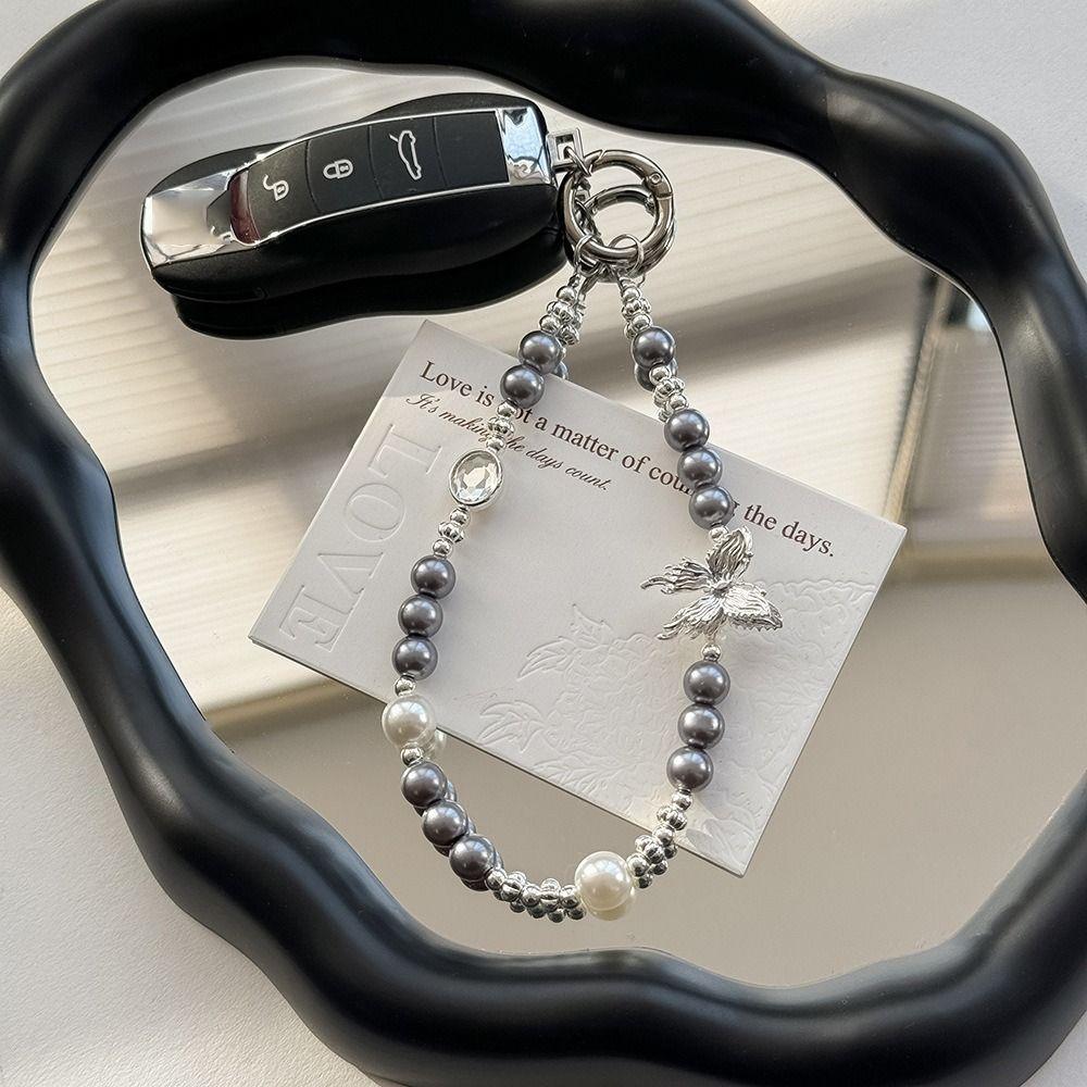 Light Luxury Love Bowknot Phone Pendant Phone Charm Mobile Phone Lanyard  Mobile Phone Decoration