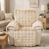 Integrated Plush Single Recliner Sofa Cover Anti-slip Particles Massage Chair Pad Sofa Mat  Winter