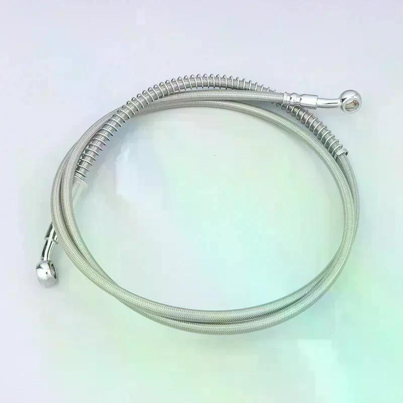 50-200CM Motorcycle Brake Oil Hose Brake Line Universal Motorbike Stainless Steel Braided Pipeline Modification Parts