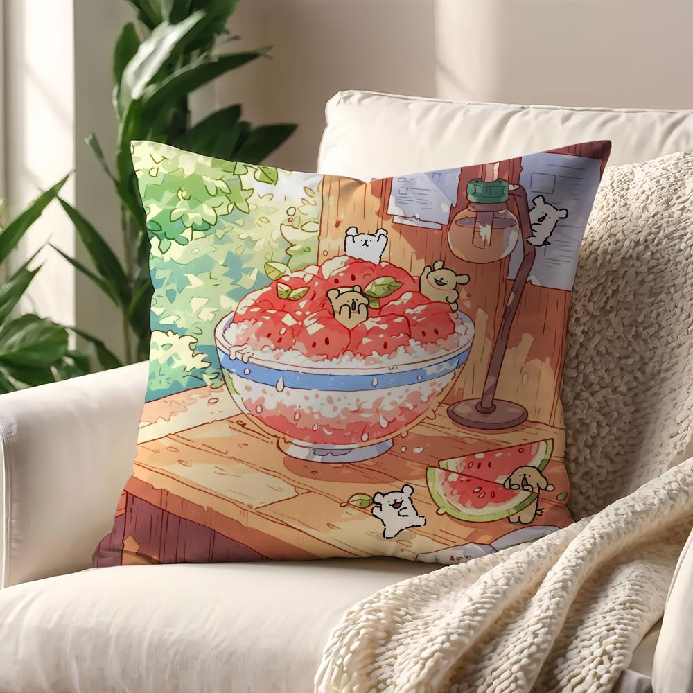 Cartoon Korea Maltese puppy cute dog cushion cover Pillow Cover Home Sofa living Decoration Room  Office Car Nordic Simplicity 12x12Inch