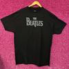 The Beatles Logo Vintage Style Graphic Design T-Shirt