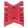 Dovetail Jig Tenon Caliper Aluminum     Scale Card Measuring Woodworking Tool