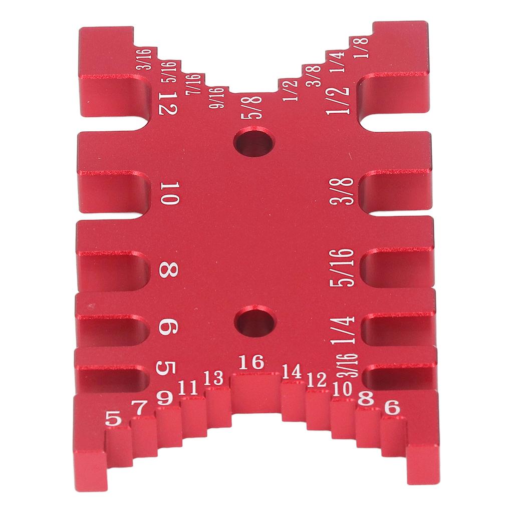 Dovetail Jig Tenon Caliper Aluminum Scale Card Measuring Woodworking Tool