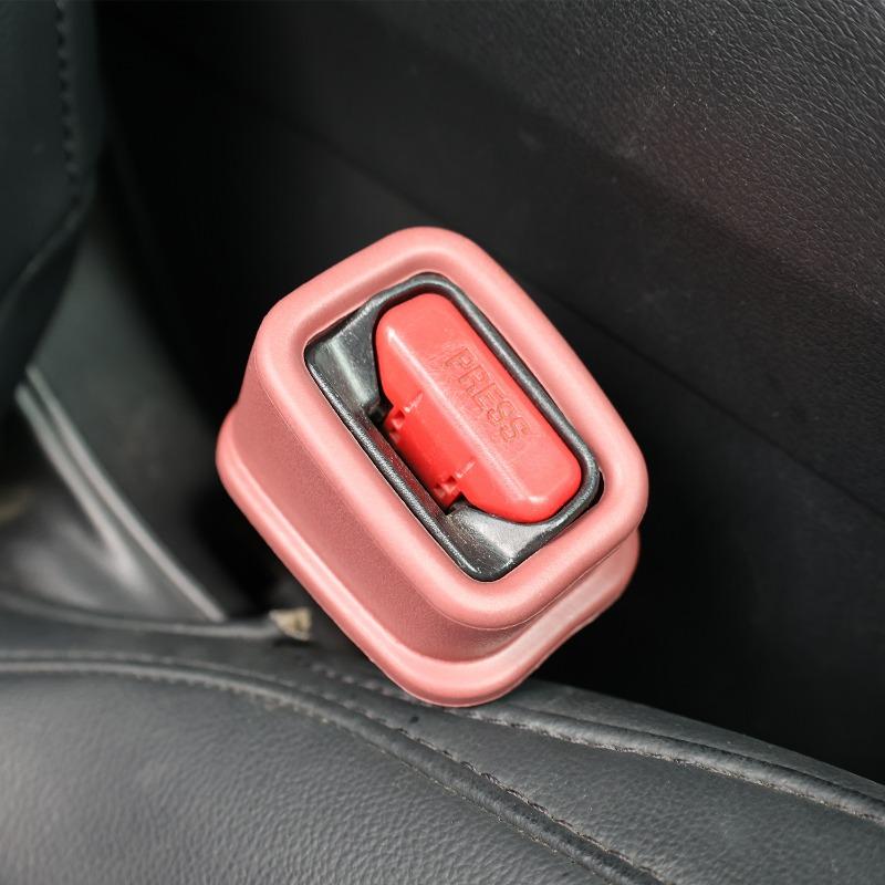 Car Seat Belt Buckle Cover Anti Scratch Seatbelt Button Protector Seat Belt Protection Cover Car Interior Accessories