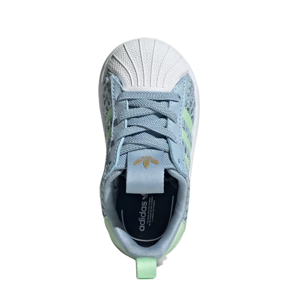 adidas adiFOM Superstar 360 I Wonder Blue Green Baby Sneakers Supplier-Colour Cloud-White JH7472