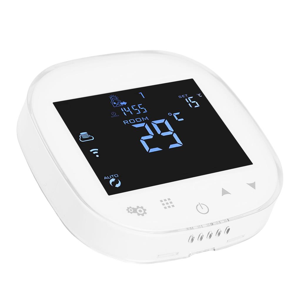 Heating Temperature Controller WiFi APP Control Wall Mount Thermostat for Boiler White