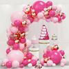 Pink Rose Gold Balloons Garland Arch Kit Birthday Party Decor Kids Wedding Birthday Party Supplies Latex Balon Baby Shower Decor