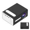 Mini Heimprojektor Tragbarer LED Heimmedien Videoplayer Kinderkino T300 (Schwarz-Weiss )