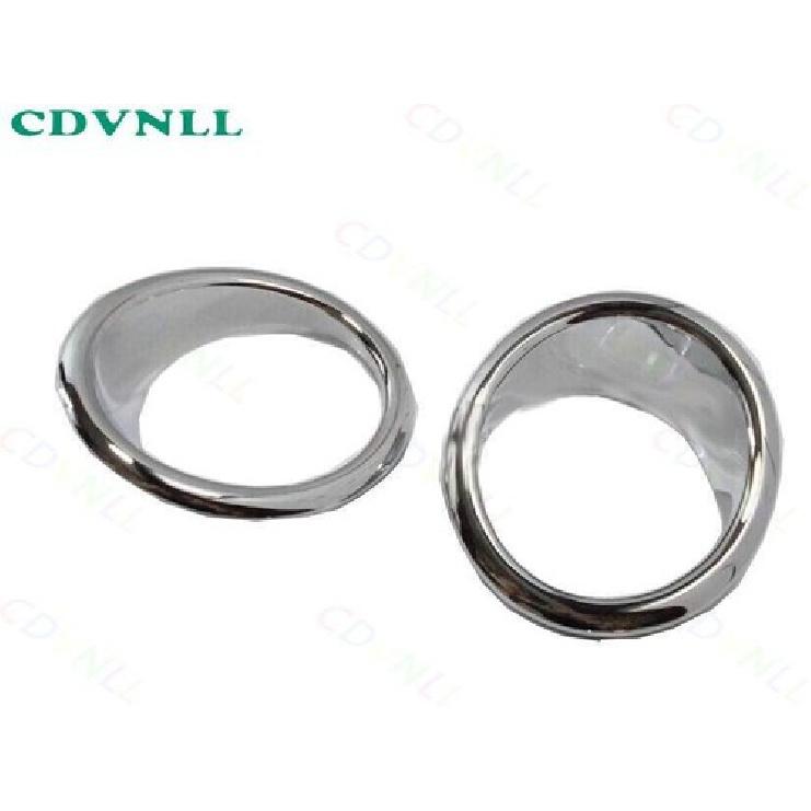 Fit For BMW X3 F25 2011-2013 Chrome Silver Exterior Fog Light Lamp Strip Trim 2*