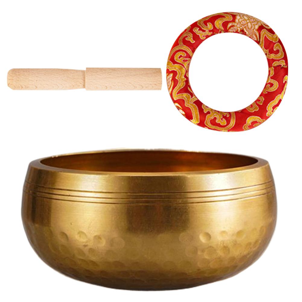 Tibetan Singing Bowl Set Yoga Meditation Bowl Yoga Meditation Chanting Bowl for Yoga Chakra Healing Mindfulness Stress Relief