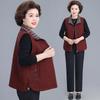 Spring Vest for Mom: Loose, Sleeveless Waistcoat for Middle-Aged & Elderly Women – Perfect for Spring & Autumn.