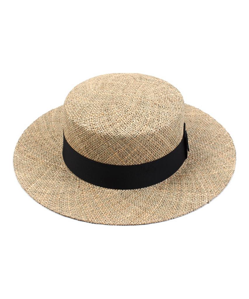 Yunibeosyeolkemiseuteuli Bau Flat Long Panama Hat Bk Panama Hat