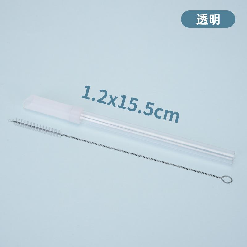 1.2 см Телескопический набор соломинок Напиток Молочный чай Повторное использование Стакан для воды Тритановая соломинка Многоцветный на выбор