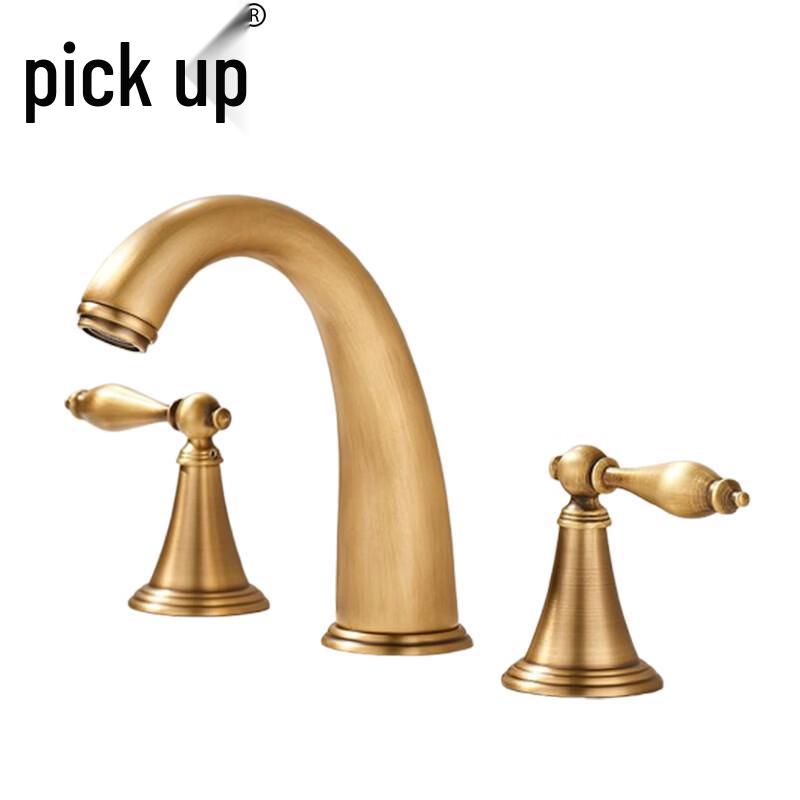 Antique Brass Bathroom Basin Faucet