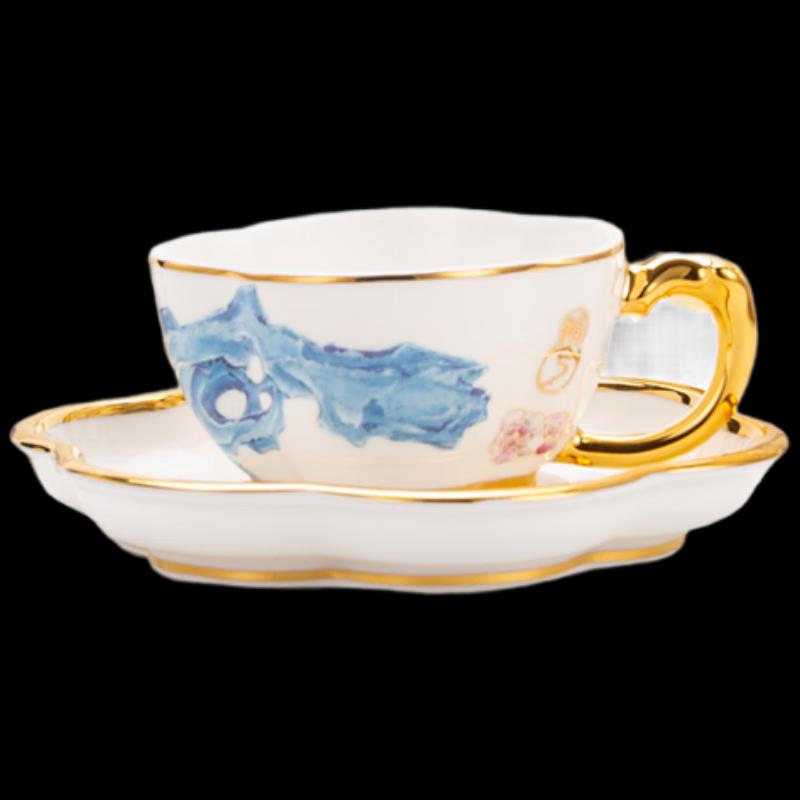 Wedgwood Chinese Style Bone China Tea Cup and Saucer