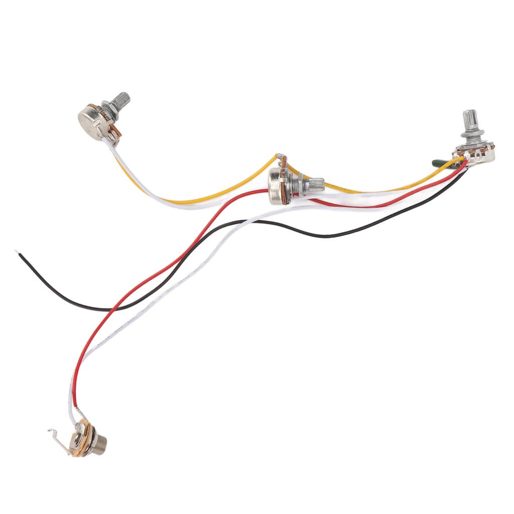 Electric Guitar Wiring Harness Noise Reduction 3 Way B250K A250K Prewired Bass Wiring Harness Kit