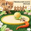 Indoor Cat Entertainment Interactive Ball, Self Rolling Ball with Bell And Detachable Plush Tail, Automatic Obstacle Avoidance, Rechargeable Light for