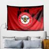 Brentford Football Club Logo Tapestry, Unique Design Tapestry, Wall Decor for Bedroom,Livingroom, Playroom,Heartwarming Fan Holiday Gifts