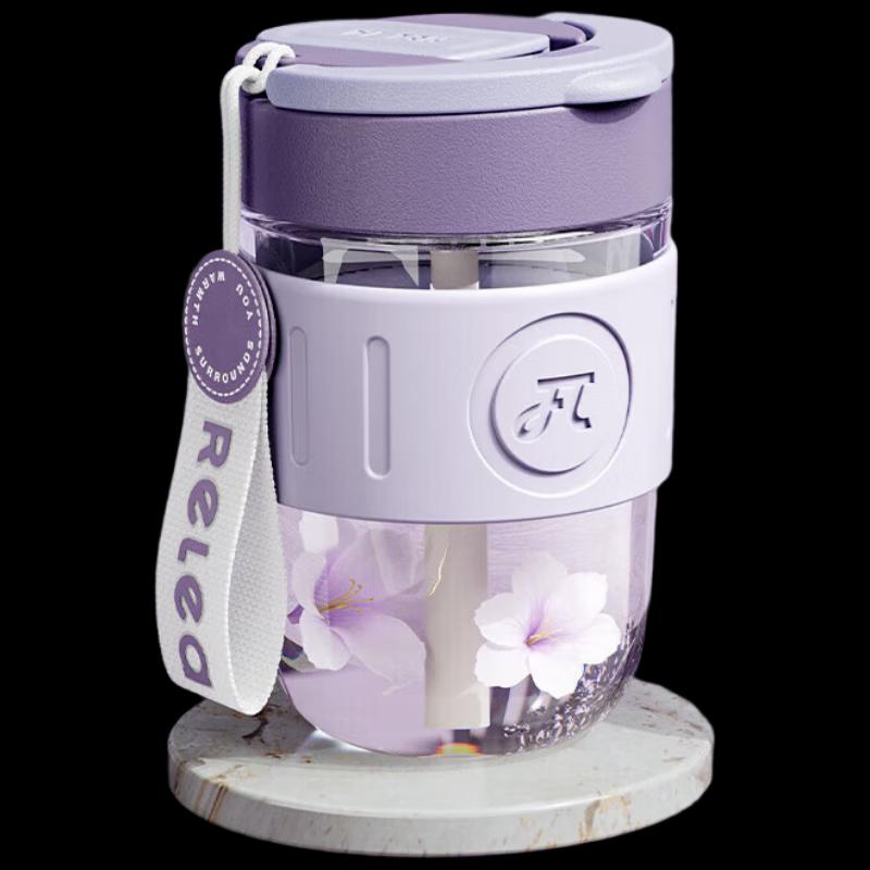 RELEA Borosilicate Glass Handheld Coffee Mug