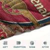 1PC Custom Name Arsenal Patterned Flannel Blanket Suitable For All Seasons for Home Decor Warmth and Comfort Gifts Holiday Present