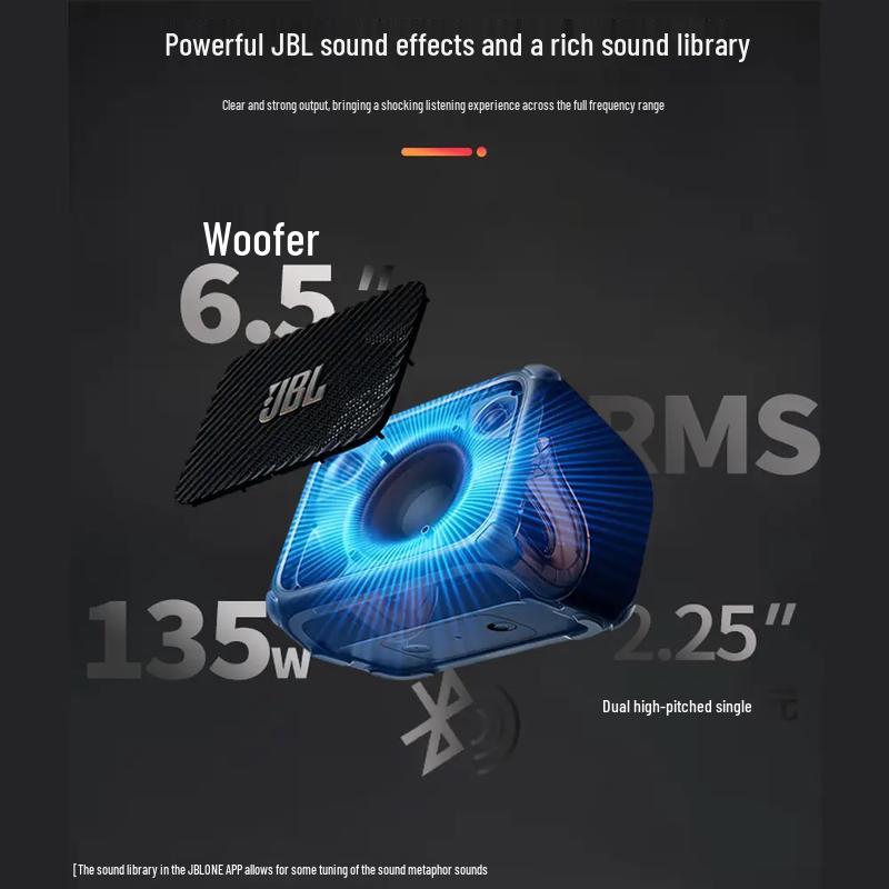 JBL BandBoxTrio Portable Bluetooth KTV & Instrument Speaker (CN Version)