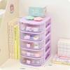 5-Tier Desktop Organizer Cute Drawer Storage Box Pen Holder and Storage Rack for Students Offices Children and Hair Accessories