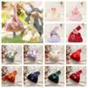 Elegant Rose Wrist Bag Chinese Style Butterfly Orchid Knot Handbag Gift Candies Bag  Kids