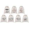 Practical Drawstring Linen Bread Bags Sustainable and Breathable Packaging Pouches Perfect for Bread Fruits and Snacks
