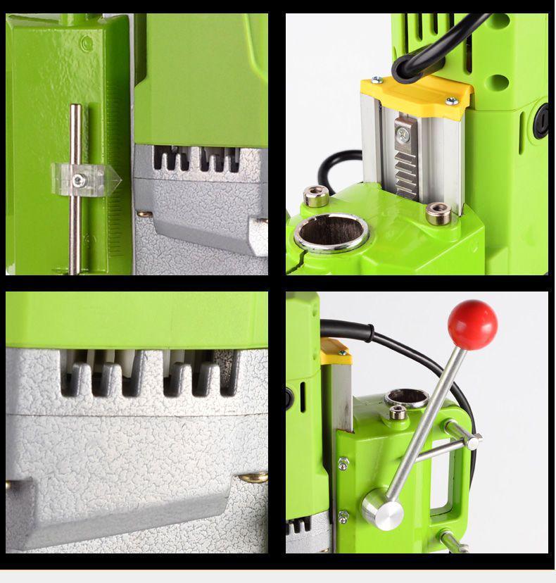 Compact 220V Multifunctional Precision Bench Drill & Milling Machine for Woodworking with Speed Control