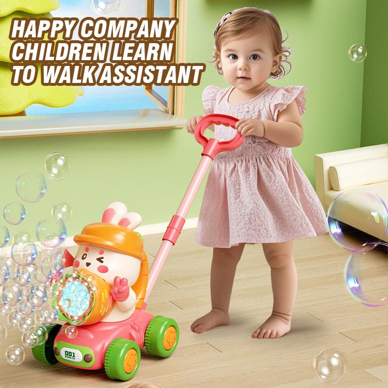 Turnip Dinosaur Handheld Bubble Cart Trolley Automatic Cartoon Soap Blowing With Lights Children'S Toys Girl Outdoor Party Game