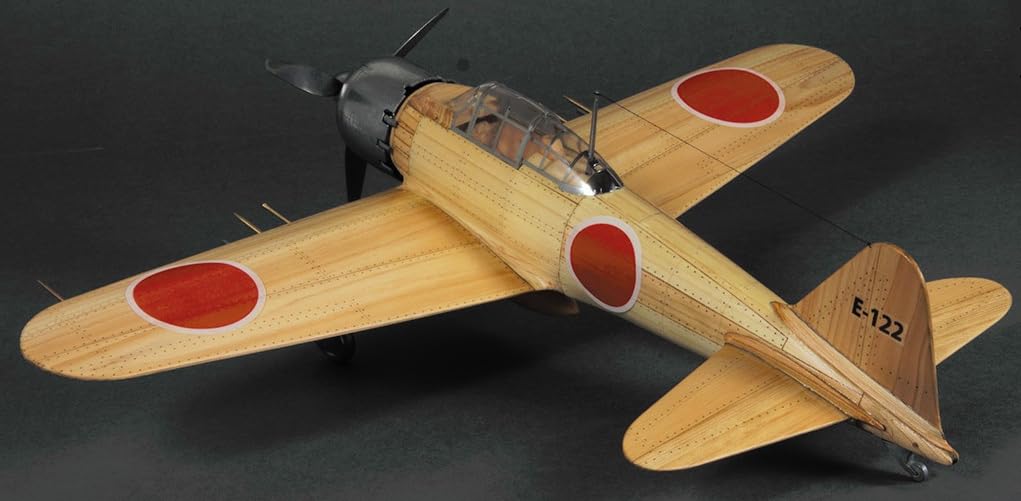 Woody Joe 1/24 Zero Fighter Wooden Model Assembly Kit (Airplane)