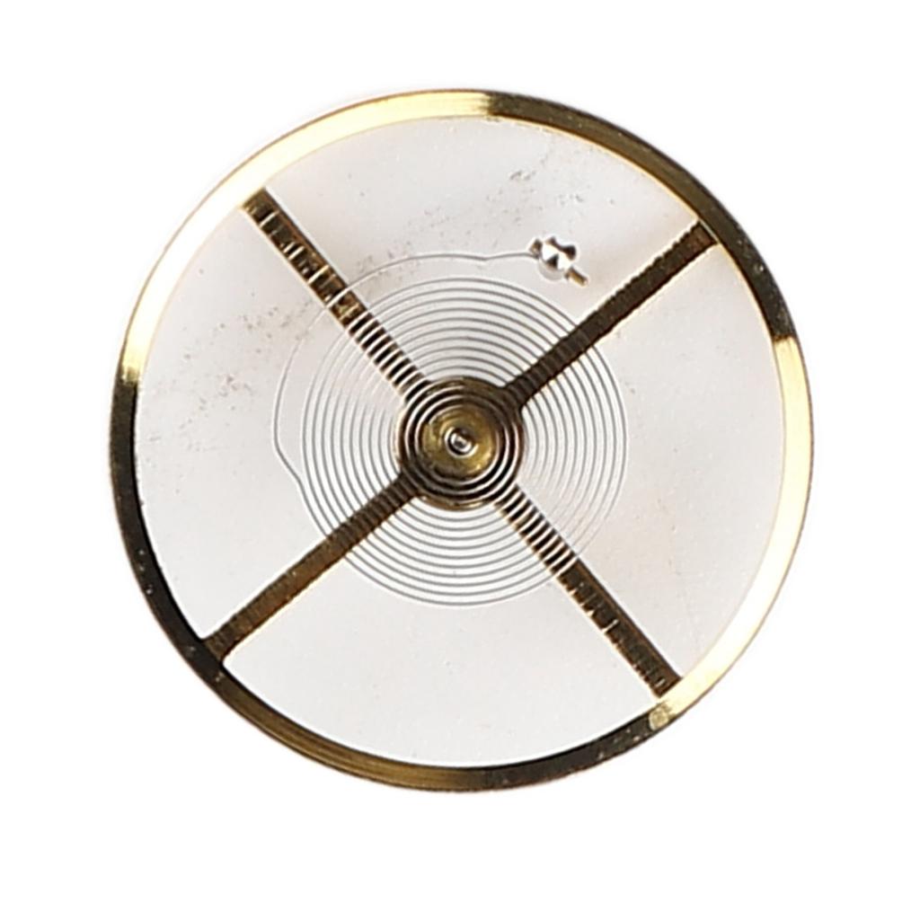 8205 Watch Movement Balance Wheel Alloy Full Swing Hairspring Watch Repair Accessories Golden