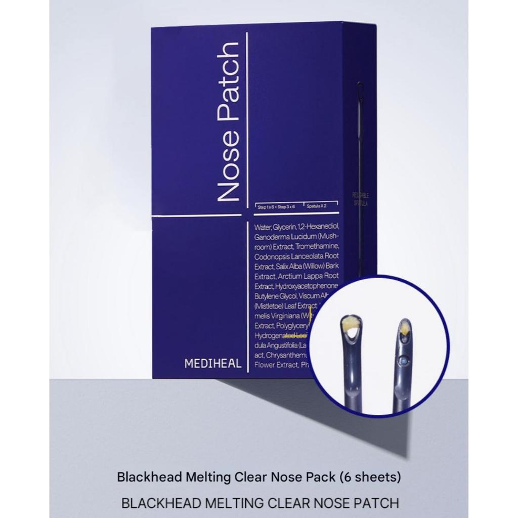 Mediheal Mitesser-schmelzende Clear Nose Patches 6 Stück
