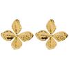 European American Exaggerated Big Flower Stud Earrings Retro Ins Petal Metal Sheet Earrings For Women Trendy Fashion Jewelry