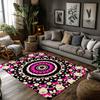 Unique Area Rugs Bohemian Decor Modern Floor Mats Washable Accent Rugs Home Accent Living Room Decor Bedroom Rugs Non-Slip Floor