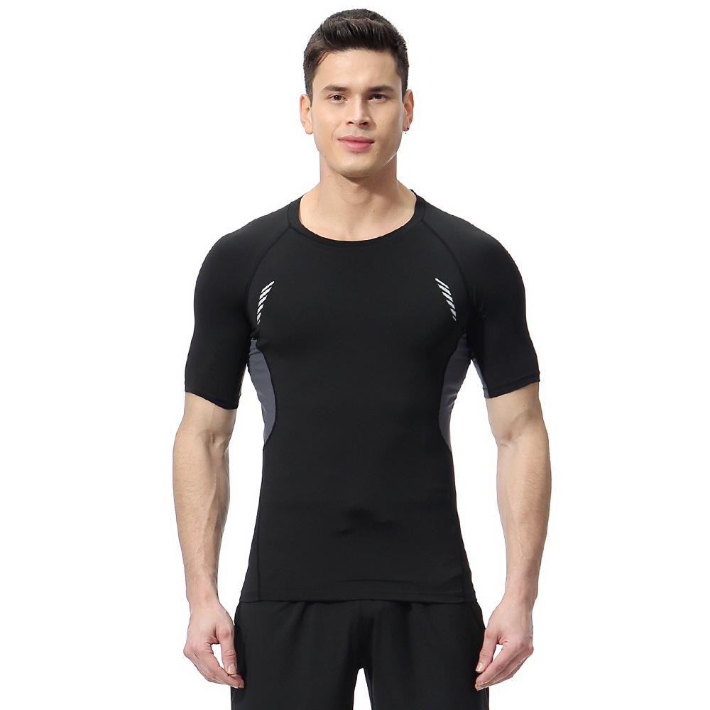 Men's Summer Quick-Dry Elastic T-Shirt for Sports