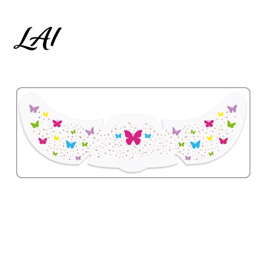 Party Tattoo Stickers Waterproof Temporary Sticker for Face Women Girls Face Easy Apply Decal Decorative Fake Valentine's Day Wedding Parties