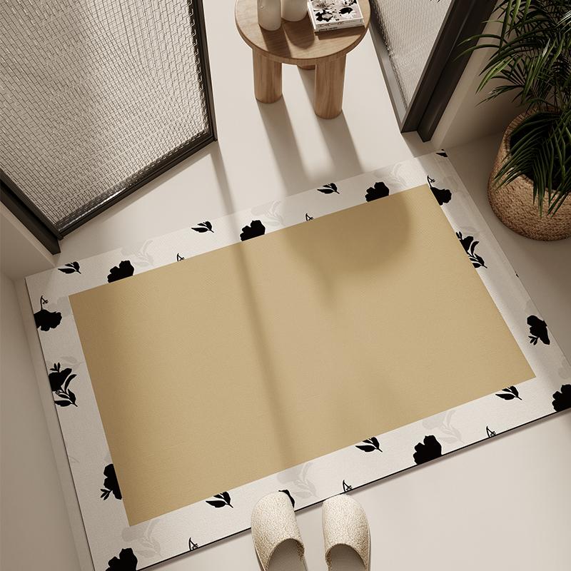 Water Absorbing and Quick Drying Diatomaceous Earth Mat, Cutting Mat, Anti Slip and Anti Fouling Foot Mat for Bathroom