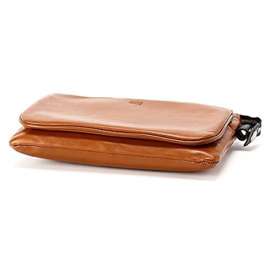 Cowhide Leather Clutch Shoulder Bag for Men [TAKEO KIKUCHI] No.737111 (Black)
