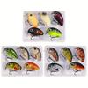 5Packaged Mini Fishing Lure Set2.8cm2gTopwater Bionic Wobbler Bait Fake Fishing Lure Suitable for Pike Perch
