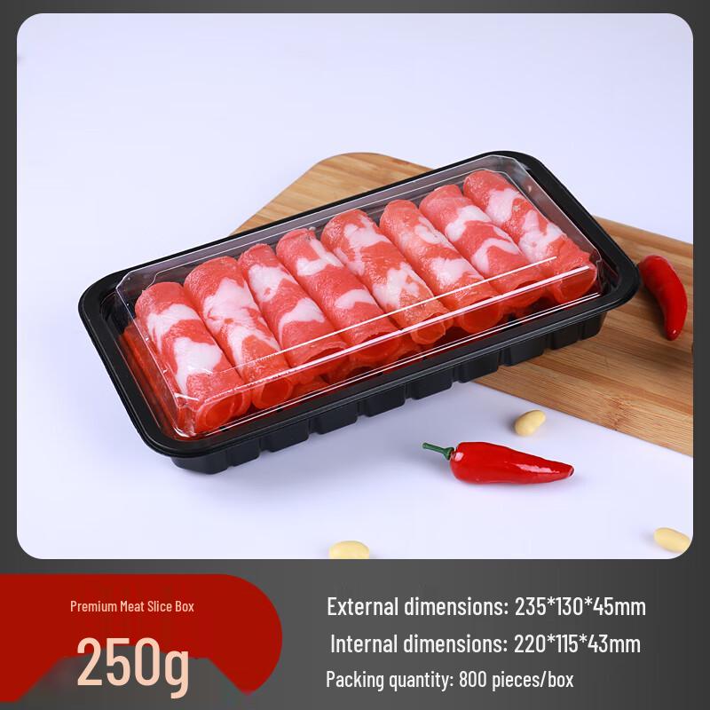Disposable Plastic Meat Packaging Boxes