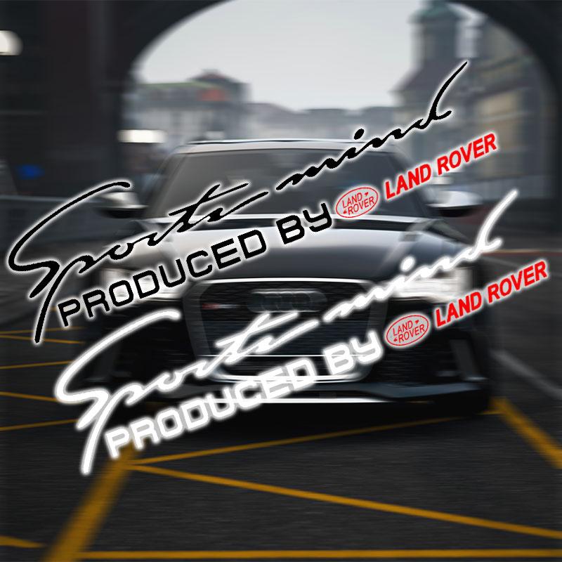 1Pcs Car Front Head Light Eyebrow 3D Sticker Decorator Sport Design for Land Rover Range Rover Rover L322 L405 Discovery 3 4 Freelander Dedicated