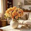 Artificial Flowers Chamomile Rose Embroidery Ball Combination Festival Home Room Vase Table Autumn Decora Wedding WreathDiy Gift