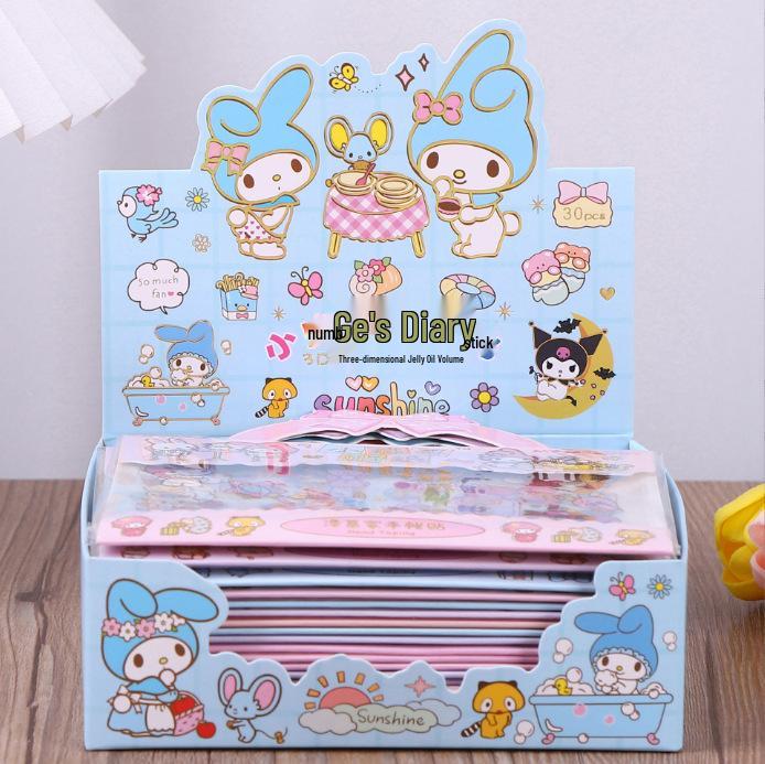 K-POP Demon Hunter Girl Group DIY Cartoon Stickers: High-Value Decorative Student Journal Accessory.