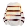 Pullovers Long Sleeves Sweaters Unisex Men's Jumper Couple Paragraph Winter Men's Korean Wear Knitted Cardigan Men's Stripes Round Neck Men's Tops