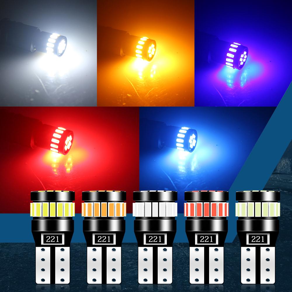 2x W5W T10 21SMD Led Bulbs Canbus Car Interior Light Bulbs Parking Position Lamp Map Dome Reading Lights