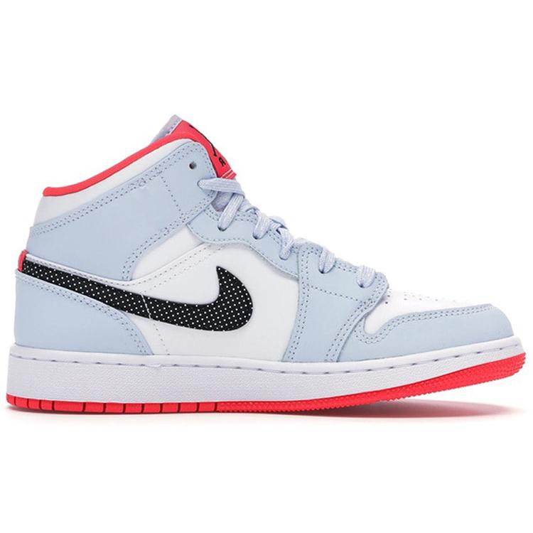 New Jordan 1 Mid GS Half Blue 555112-400