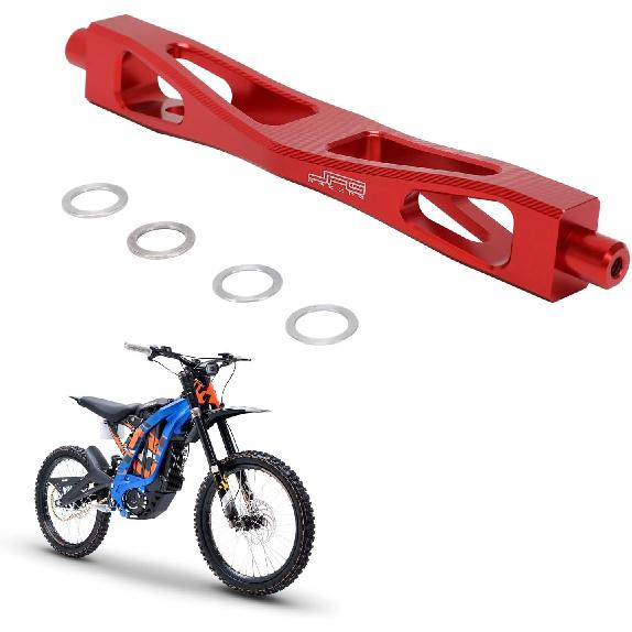 JFG RACING Sur Ron Foot Pegs Support Brace,Dirt Bike Foot Pegs Bracket Bridge Structure 7075 Aluminum for Surron Sur Ron Light Bee X/S/LBX Segway красный